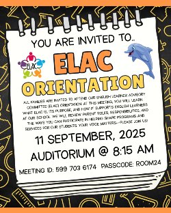 ELAC Orientation